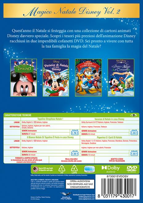 Cofanetto Magico Natale Disney vol. 2 (4 DVD) - 2