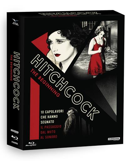 Hitchcock. The Beginning. 10 Film Collection + Documentario (6 Blu-ray) di Alfred Hitchcock
