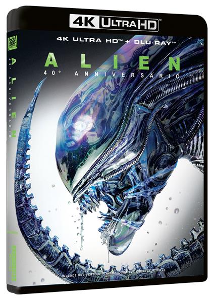 Alien.  I Magnifici (Blu-ray + Blu-ray Ultra HD 4K) di Ridley Scott - Blu-ray + Blu-ray Ultra HD 4K