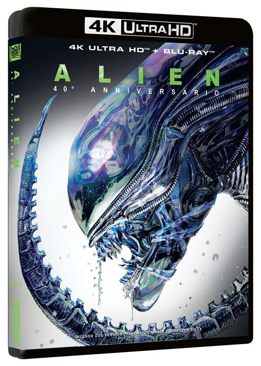 Alien.  I Magnifici (Blu-ray + Blu-ray Ultra HD 4K) di Ridley Scott - Blu-ray + Blu-ray Ultra HD 4K