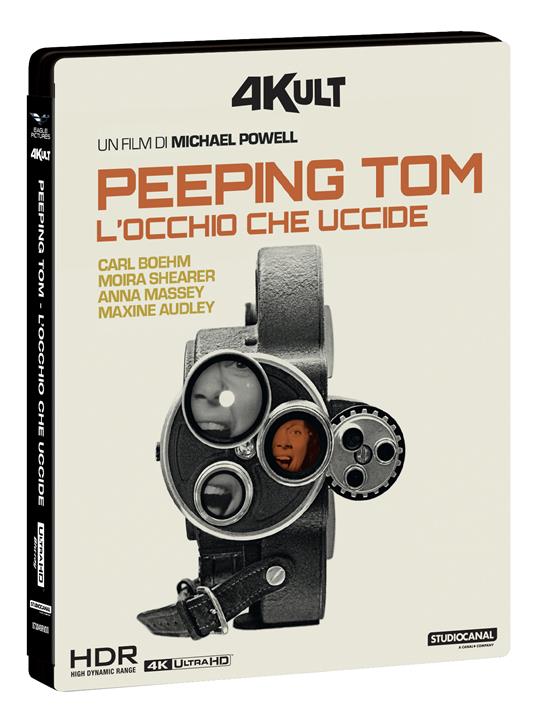 Peeping Tom. L'occhio che uccide. 4Kult (Blu-ray + Blu-ray Ultra HD 4K) di Michael Powell - Blu-ray + Blu-ray Ultra HD 4K