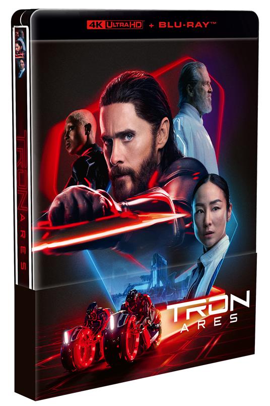 Tron: Ares. Steelbook (Blu-ray + Blu-ray Ultra HD 4K) di Joachim Rønning - Blu-ray + Blu-ray Ultra HD 4K