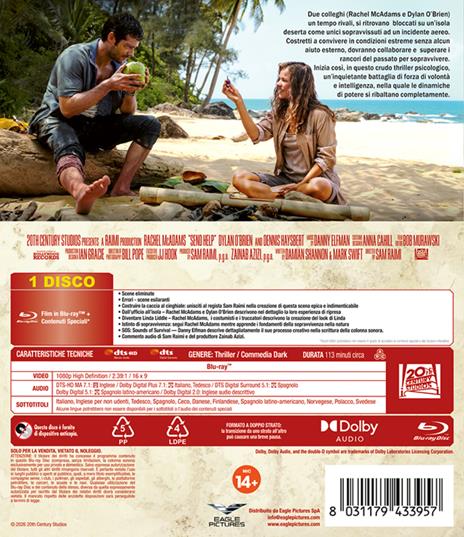 Send Help (Blu-ray) di Sam Raimi - Blu-ray - 3