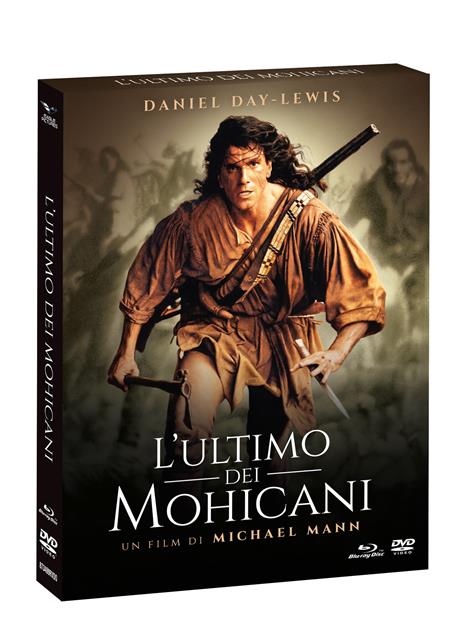 L' ultimo dei Mohicani. Slipcase numerata + poster + 4 card (DVD + Blu-ray) di Michael Mann - DVD + Blu-ray