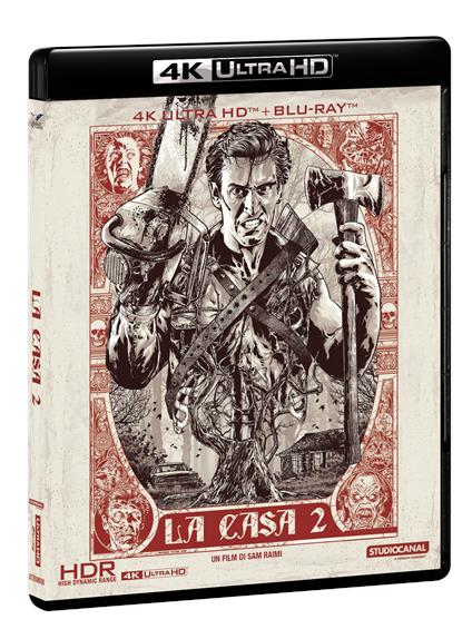 La Casa 2. Hellhouse Black (Blu-ray + Blu-ray Ultra HD 4K) di Sam Raimi - Blu-ray + Blu-ray Ultra HD 4K