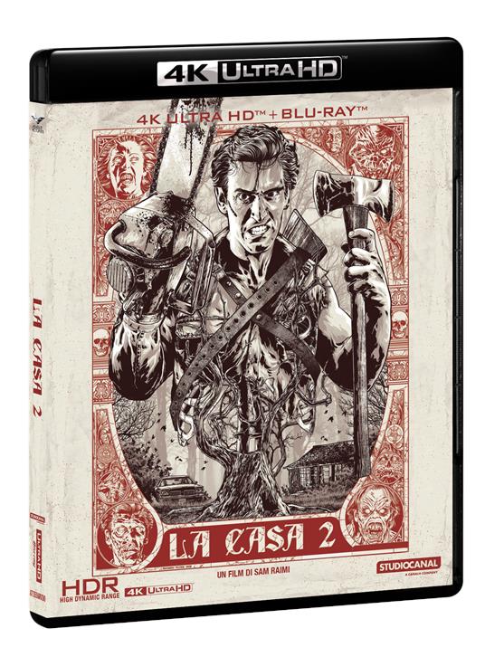 La Casa 2. Hellhouse Black (Blu-ray + Blu-ray Ultra HD 4K) di Sam Raimi - Blu-ray + Blu-ray Ultra HD 4K