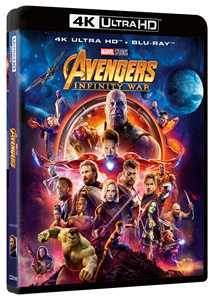 Film Avengers: Infinity War. I Magnifici Marvel (Blu-ray + Blu-ray Ultra HD 4K) Joe Russo Anthony Russo