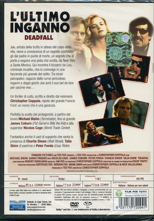 L' ultimo inganno di Christopher Coppola - DVD - 2