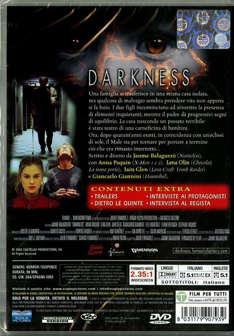Darkness di Jaume Balaguerò - DVD - 2