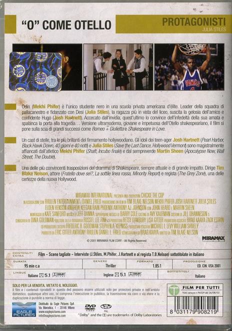 'O' come Otello di Tim Blake Nelson - DVD - 2