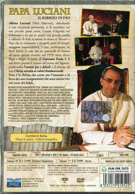 Papa Luciani. Il sorriso di Dio di Giorgio Capitani - DVD - 2