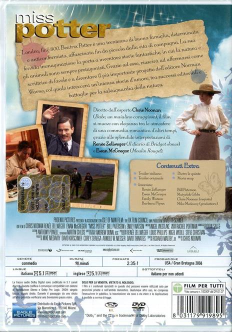 Miss Potter di Chris Noonan - DVD - 2