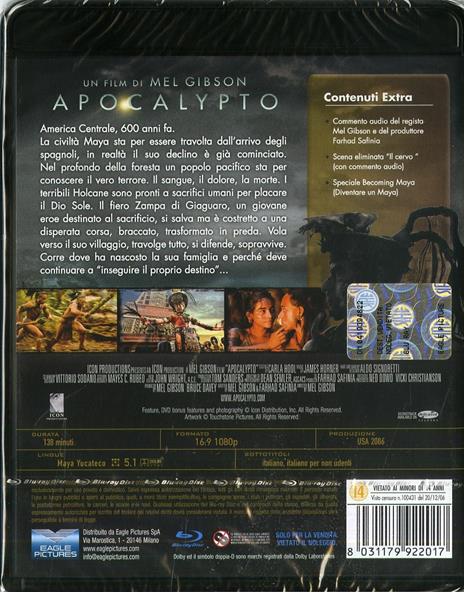 Apocalypto di Mel Gibson - Blu-ray - 2