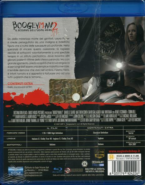 Boogeyman 2. Il ritorno dell'uomo nero di Jeff Betancourt - Blu-ray - 2