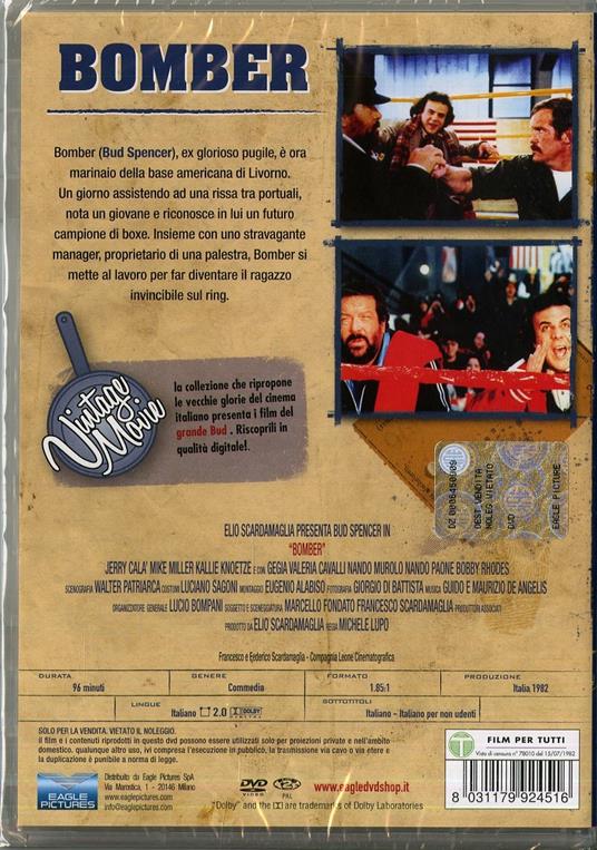 Bomber di Michele Lupo - DVD - 2