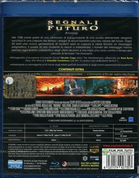 Segnali dal futuro (DVD + Blu-ray) di Alex Proyas - 2
