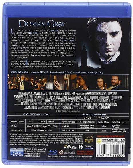 Dorian Gray<span>.</span> Edizione speciale di Oliver Parker - Blu-ray - 2