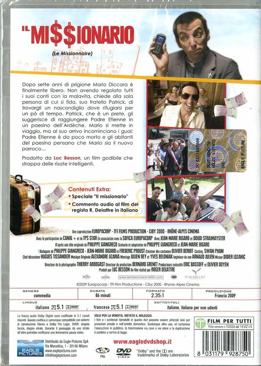 Il mi$$ionario di Roger Delattre - DVD - 2