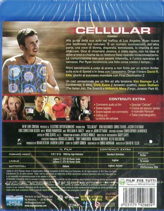 Cellular (DVD) di David R. Ellis - Blu-ray - 2