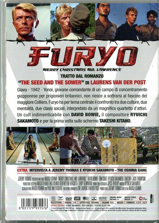 Furyo di Nagisa Oshima - DVD - 2