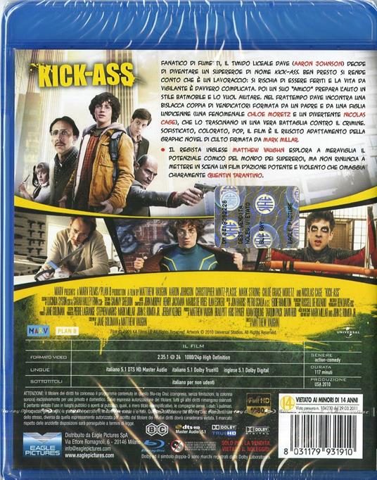 Kick-Ass<span>.</span> Special Edition di Matthew Vaughn - Blu-ray - 2