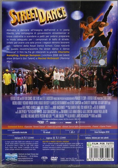 Street Dance di Max Giwa,Dania Pasquini - DVD - 2