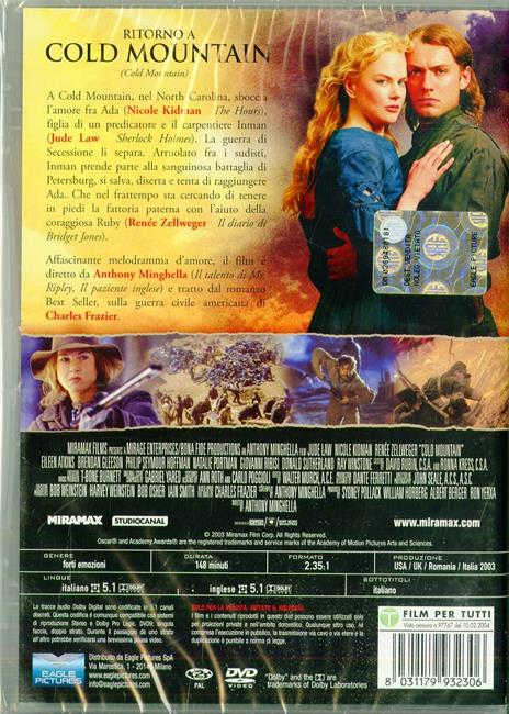 Ritorno a Cold Mountain di Anthony Minghella - DVD - 2