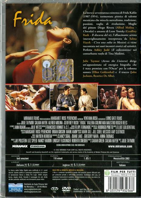 Frida di Julie Taymor - DVD - 2