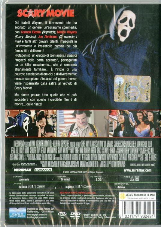 Scary Movie di Keenen Ivory Wayans - DVD - 2