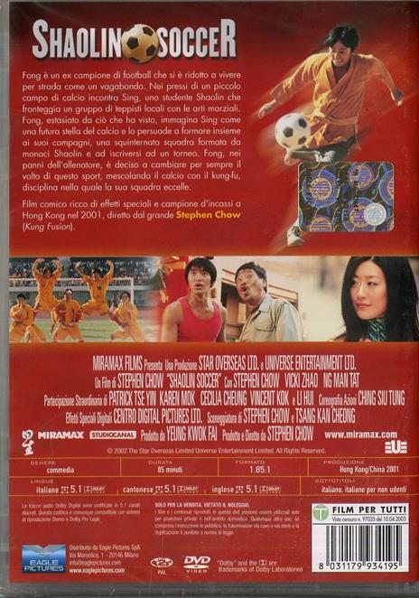 Shaolin Soccer di Stephen Chow - DVD - 2