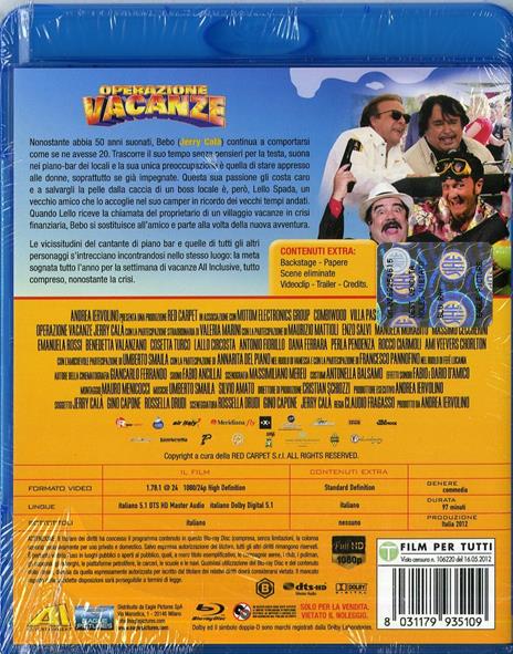 Operazione Vacanze di Claudio Fragasso - Blu-ray - 2