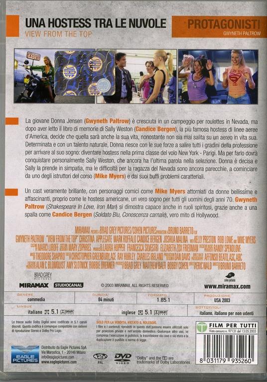 Una hostess tra le nuvole di Bruno Barreto - DVD - 2