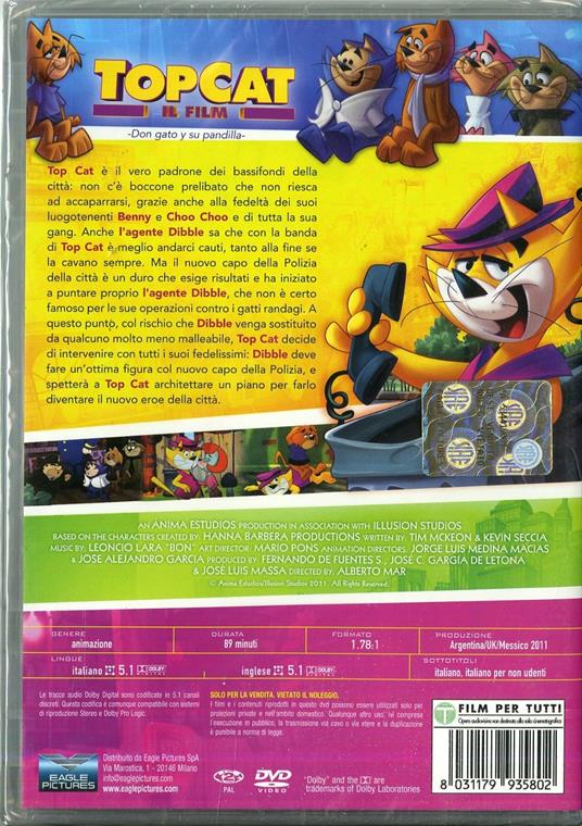 Top Cat. Il film di Alberto Mar - DVD - 2