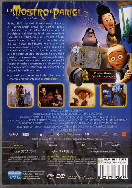 Un mostro a Parigi di Bibo Bergeron - DVD - 3