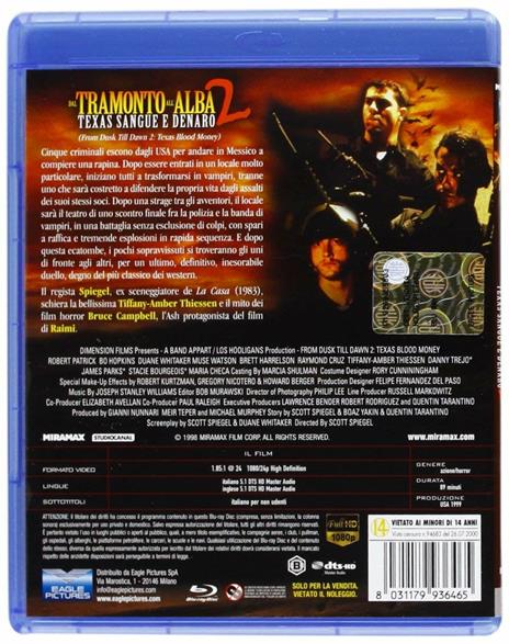 Dal tramonto all'alba 2 di Scott Spiegel - Blu-ray - 2