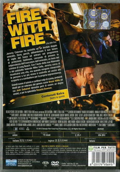 Fire with Fire di David Barrett - DVD - 2