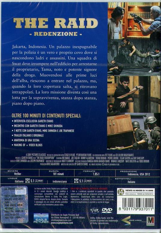 The Raid. Redenzione di Gareth Evans - DVD - 2