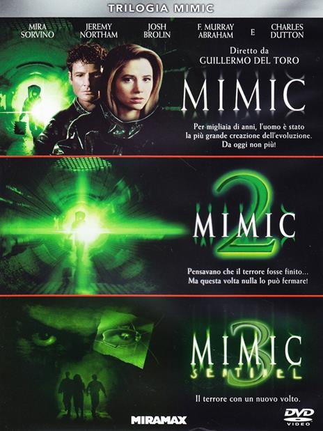 Trilogia Mimic (3 DVD) di Guillermo Del Toro,J. T. Petty,Jean de Segonzac