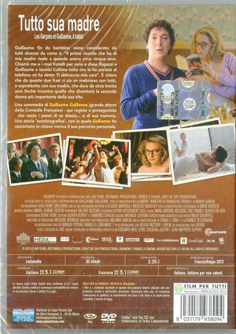 Tutto sua madre di Guillaume Gallienne - DVD - 2