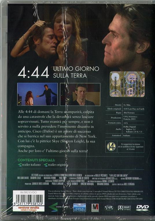 4:44 L'ultimo giorno sulla terra di Abel Ferrara - DVD - 2