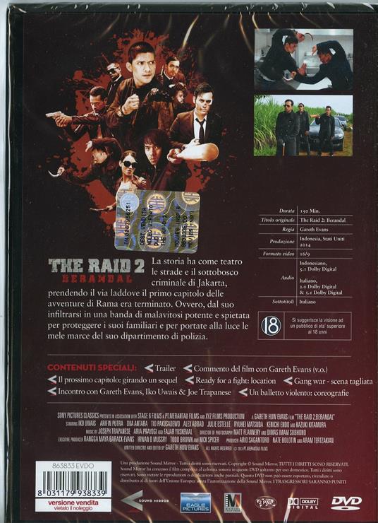 The Raid 2: Berandal di Gareth Evans - DVD - 2