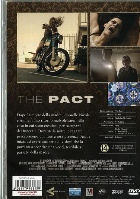 The Pact di Nicholas McCarthy - DVD - 2