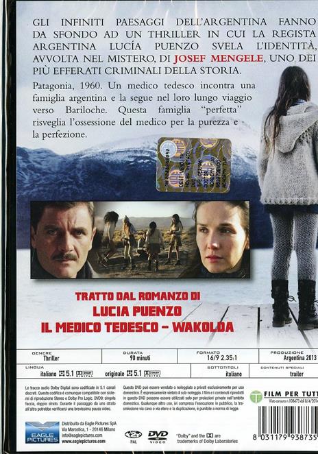 The German Doctor di Lucía Puenzo - DVD - 2