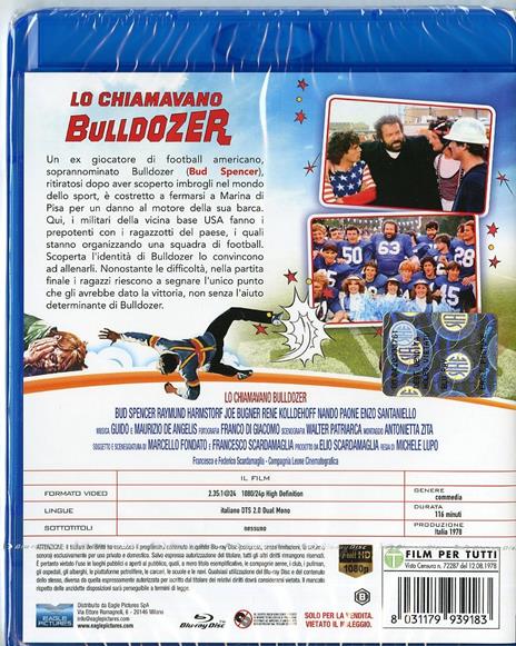 Lo chiamavano Bulldozer di Michele Lupo - Blu-ray - 2