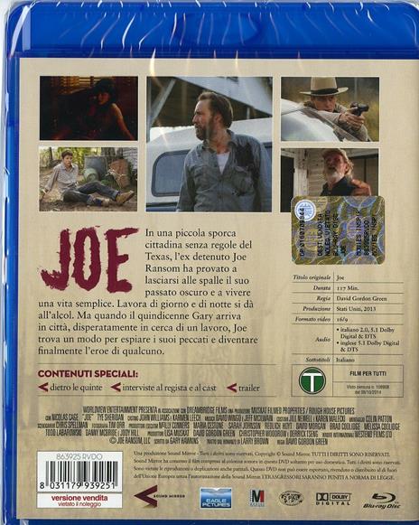 Joe di David Gordon Green - Blu-ray - 2