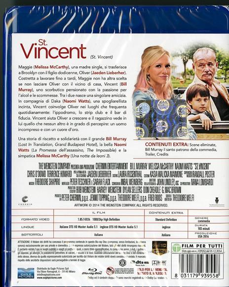 St. Vincent di Ted Melfi - Blu-ray - 2