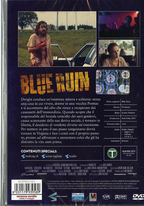 Blue Ruin di Jeremy Saulnier - DVD - 2