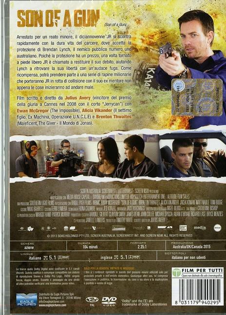 Son of a Gun di Julius Avery - DVD - 2