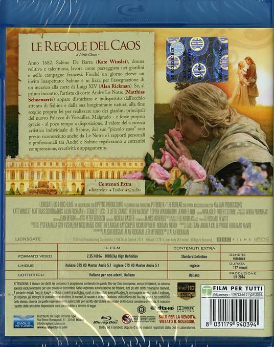 Le regole del caos di Alan Rickman - Blu-ray - 2