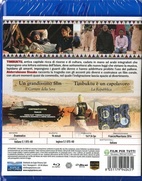 Timbuktu di Abderrahmane Sissako - Blu-ray - 2